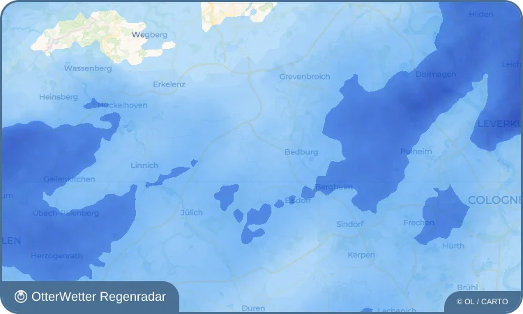 Widget-Vorschau für Kleintroisdorf Wetter-Widget-Vorschau mit Vorhersagedaten für Kleintroisdorf