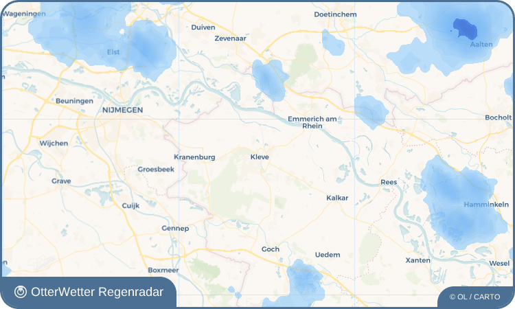 Widget-Vorschau für Kleve Wetter-Widget-Vorschau mit Vorhersagedaten für Kleve