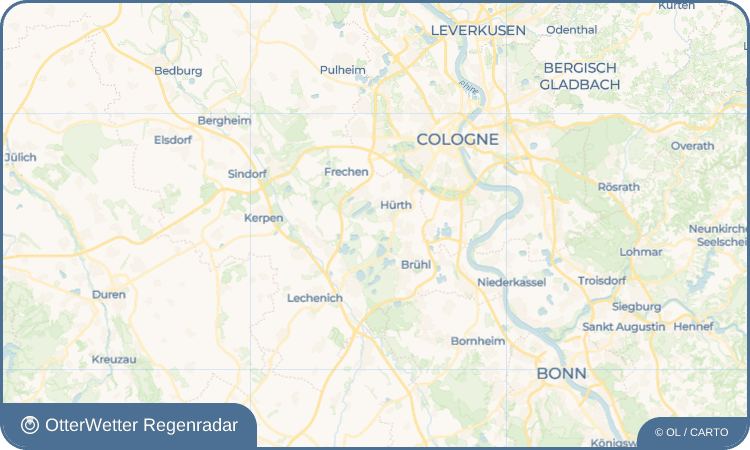OtterWetter Regenradar-Widget Knapsack