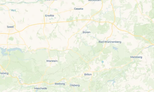 Regenradar Vorschaubild - Aktuelle Niederschläge in Kneblinghausen und Umgebung