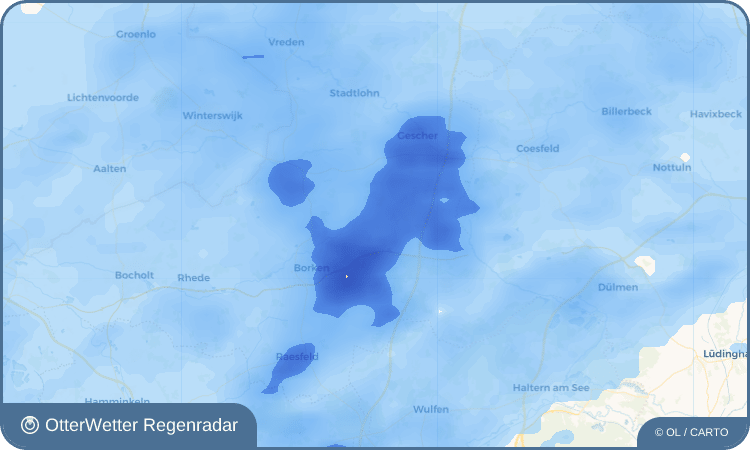 OtterWetter Regenradar-Widget Knüverdarp