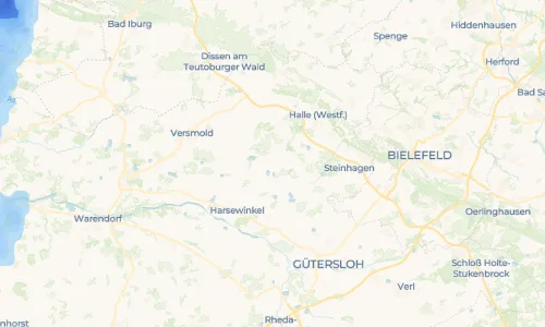 Regenradar Vorschaubild - Aktuelle Niederschläge in Kölkebeck und Umgebung