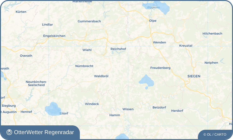 OtterWetter Regenradar-Widget Kömpel