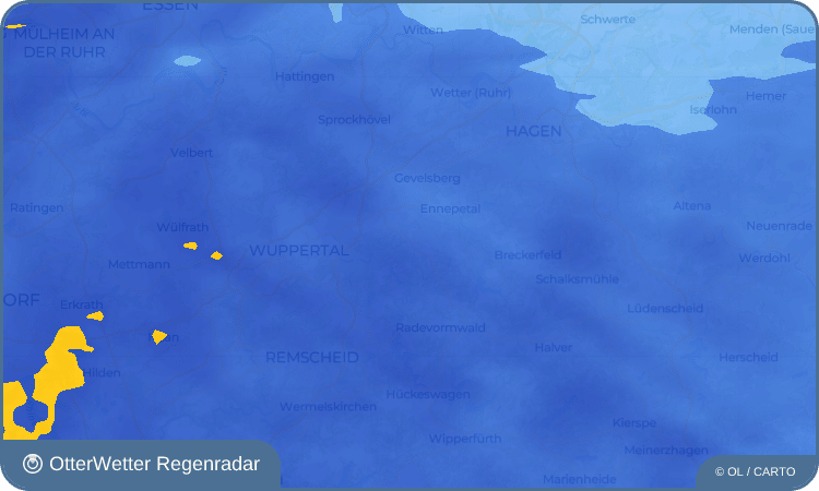 OtterWetter Regenradar-Widget Königsfeld