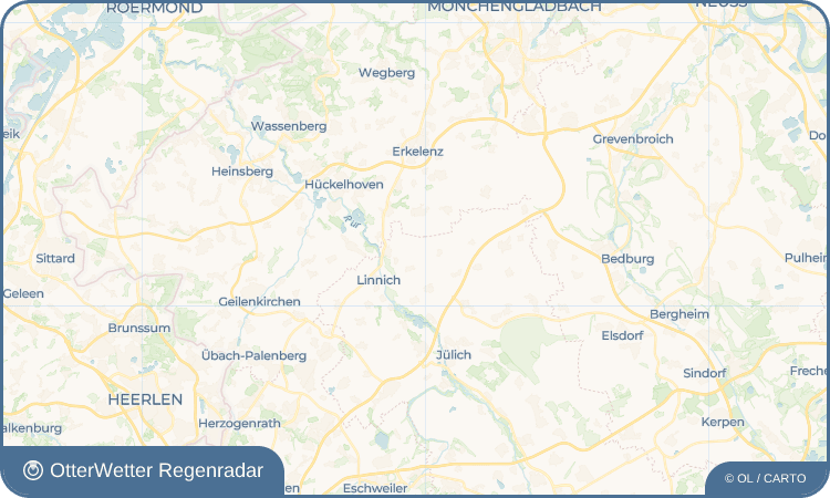 OtterWetter Regenradar-Widget Kofferen
