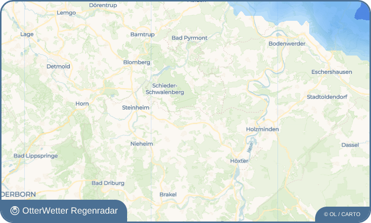 OtterWetter Regenradar-Widget Kollerbeck