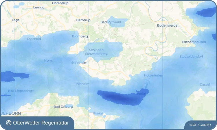 Wetter-Widget-Vorschau mit Vorhersagedaten für Kollerbeck