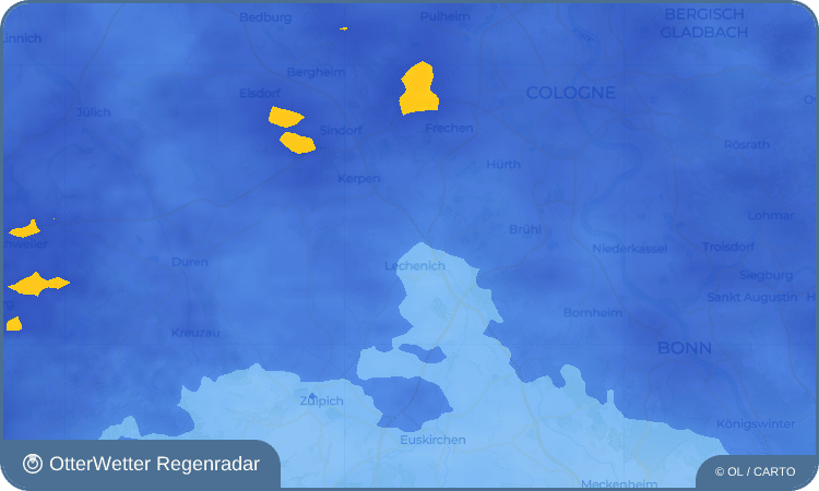 OtterWetter Regenradar-Widget Konradsheim