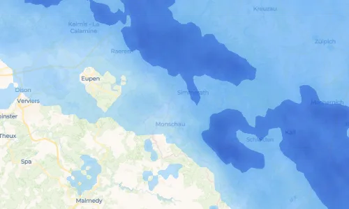 Regenradar Vorschaubild - Aktuelle Niederschläge in Konzen und Umgebung