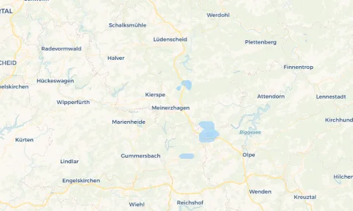 Regenradar-Vorschau: aktuelle Niederschläge in Korbecke und Umgebung