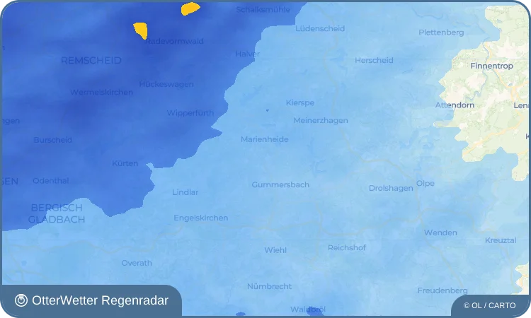 Wetter-Widget-Vorschau mit Vorhersagedaten für Kotthauserhöhe