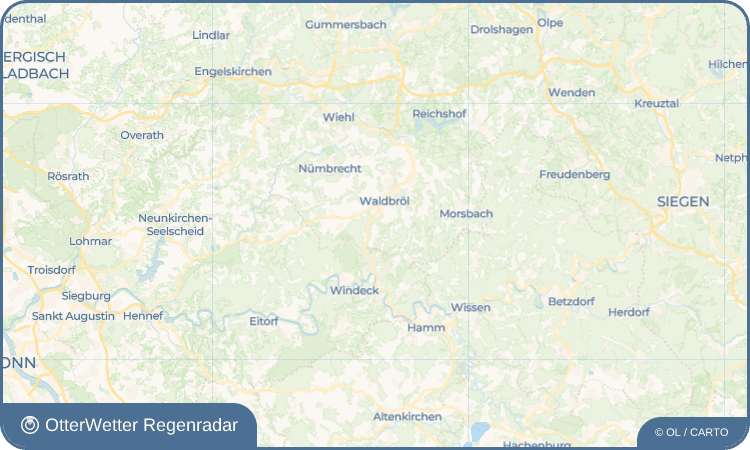 OtterWetter Regenradar-Widget Krahwinkel