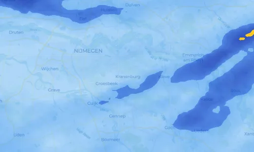 Regenradar Vorschaubild - Aktuelle Niederschläge in Kranenburg und Umgebung