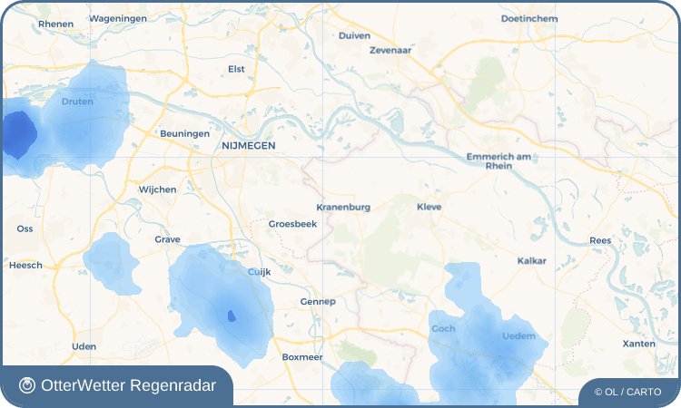 OtterWetter Regenradar-Widget Kranenburg