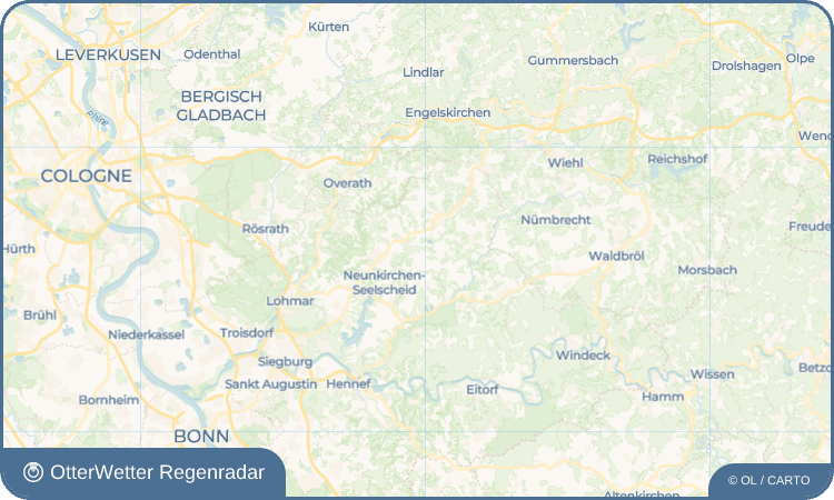 OtterWetter Regenradar-Widget Kranüchel