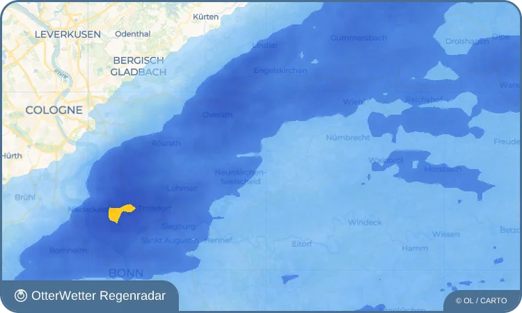 Wetter-Widget-Vorschau mit Vorhersagedaten für Kranüchel