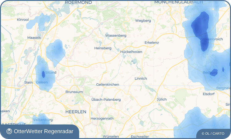 OtterWetter Regenradar-Widget Kraudorf