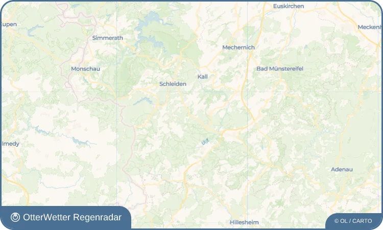 Wetter-Widget-Vorschau mit Vorhersagedaten für Krekel