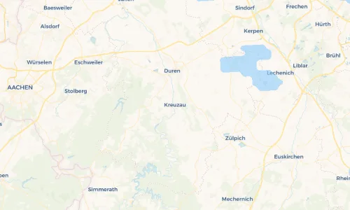 Regenradar Vorschaubild - Aktuelle Niederschläge in Kreuzau und Umgebung