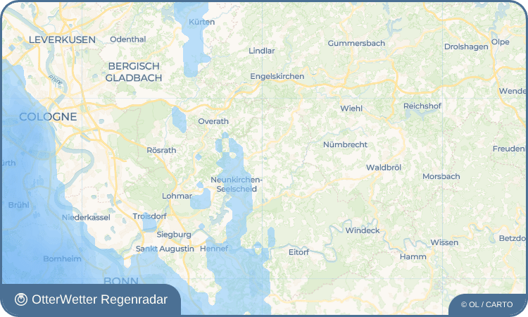 OtterWetter Regenradar-Widget Kreuzkapelle