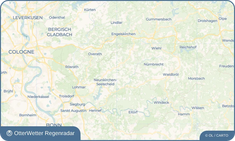 Widget-Vorschau für Kreuzkapelle Wetter-Widget-Vorschau mit Vorhersagedaten für Kreuzkapelle