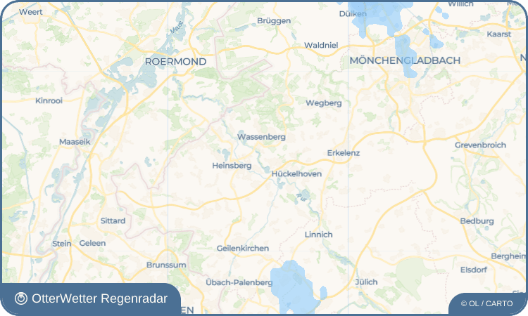 OtterWetter Regenradar-Widget Krickelberg