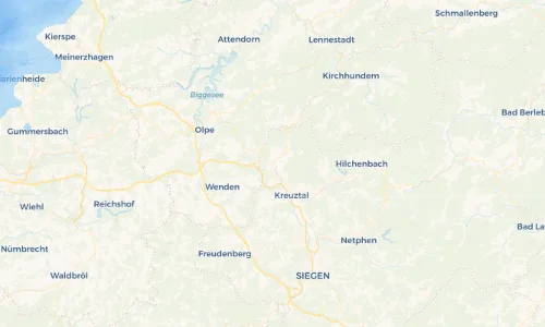 Regenradar Vorschaubild - Aktuelle Niederschläge in Krombach und Umgebung