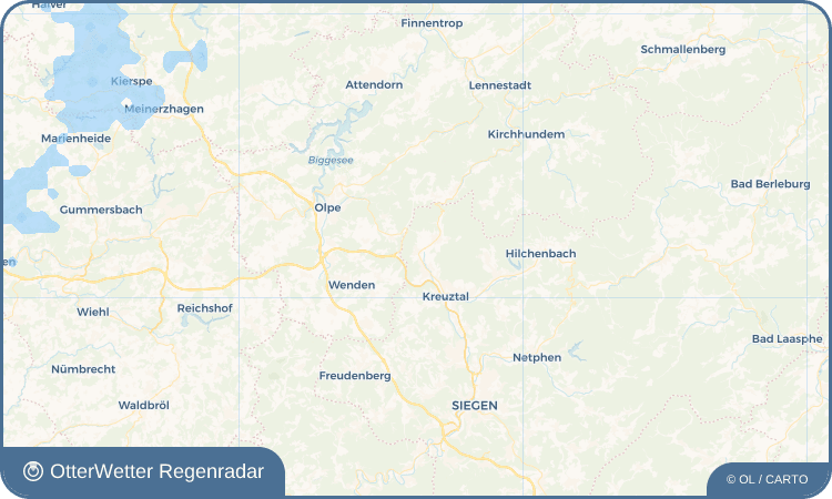 Widget-Vorschau für Krombach Wetter-Widget-Vorschau mit Vorhersagedaten für Krombach