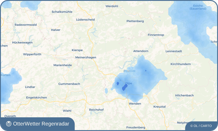 OtterWetter Regenradar-Widget Krummenerl