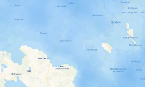 Regenradar Vorschaubild - Aktuelle Niederschläge in Kuchenheim und Umgebung