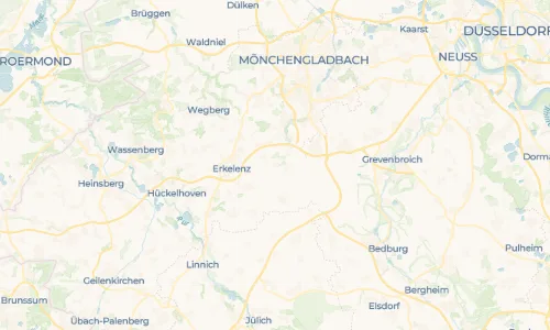 Regenradar Vorschaubild - Aktuelle Niederschläge in Kuckum und Umgebung