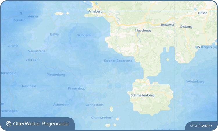 OtterWetter Regenradar-Widget Kückelheim