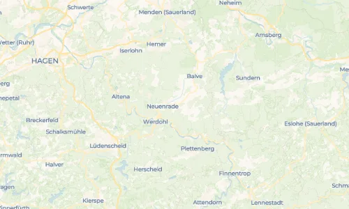 Regenradar Vorschaubild - Aktuelle Niederschläge in Küntrop und Umgebung