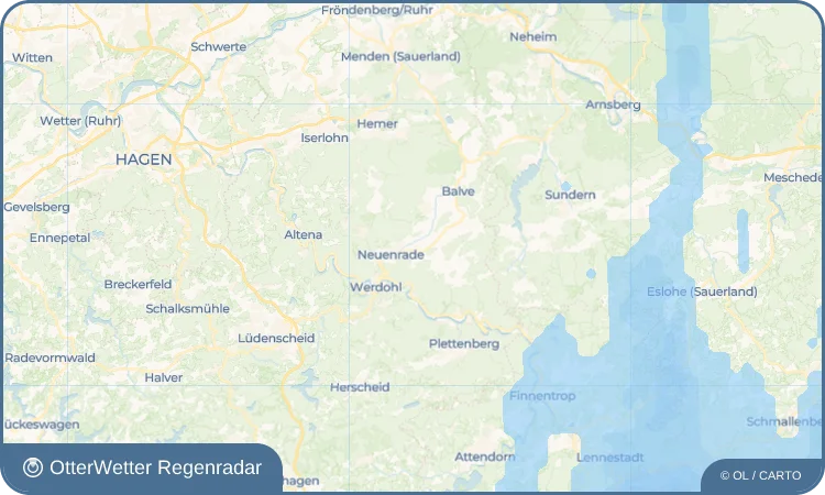 Widget-Vorschau für Küntrop Wetter-Widget-Vorschau mit Vorhersagedaten für Küntrop