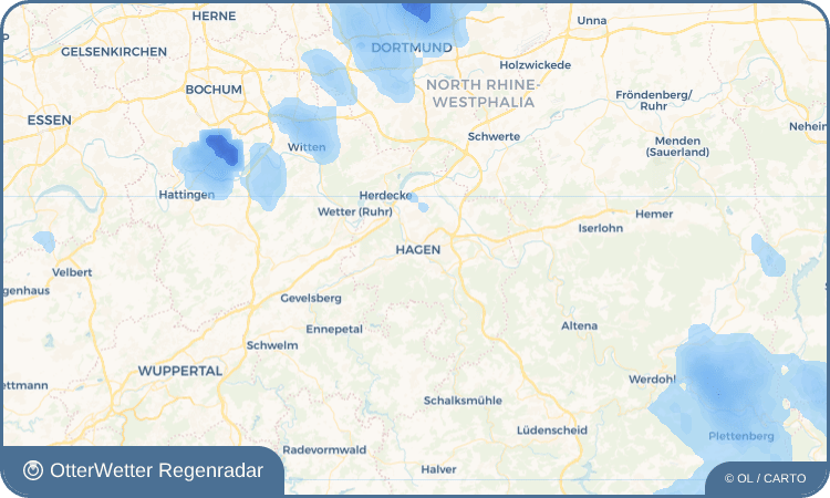 OtterWetter Regenradar-Widget Kunstquartier