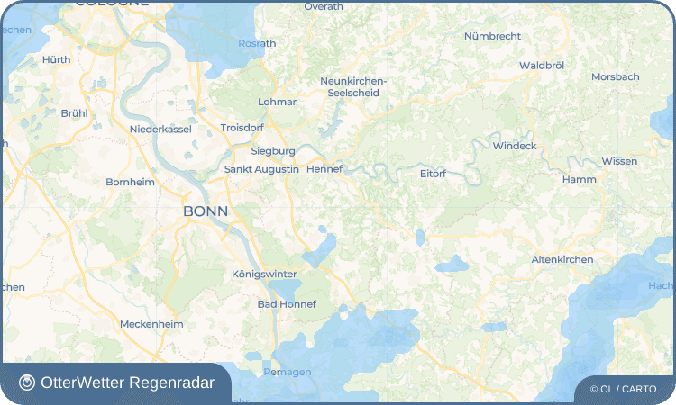 OtterWetter Regenradar-Widget Kurenbach