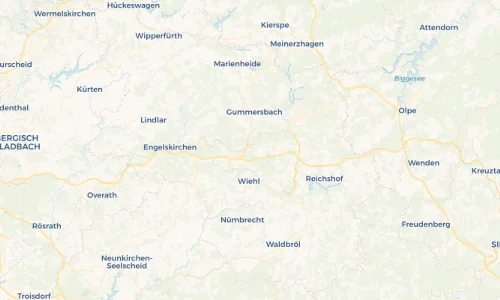 Regenradar Vorschaubild - Aktuelle Niederschläge in Kurtensiefen und Umgebung