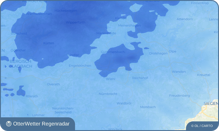 OtterWetter Regenradar-Widget Kurtensiefen