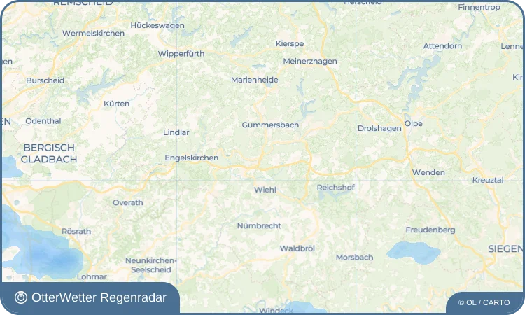 Wetter-Widget-Vorschau mit Vorhersagedaten für Kurtensiefen
