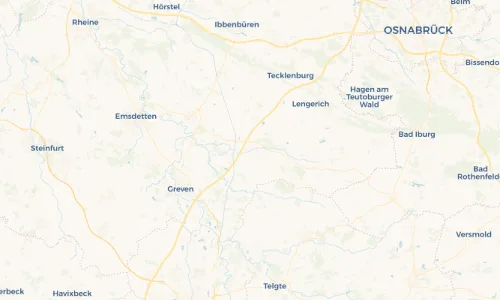 Regenradar Vorschaubild - Aktuelle Niederschläge in Ladbergen und Umgebung