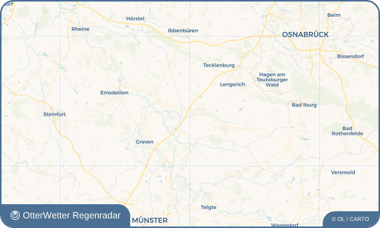 OtterWetter Regenradar-Widget Ladbergen