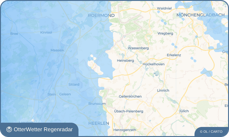 OtterWetter Regenradar-Widget Laffeld
