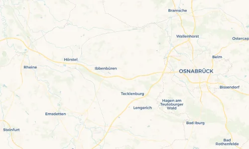 Regenradar Vorschaubild - Aktuelle Niederschläge in Laggenbeck und Umgebung