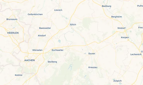 Regenradar-Vorschau: aktuelle Niederschläge in Lamersdorf und Umgebung