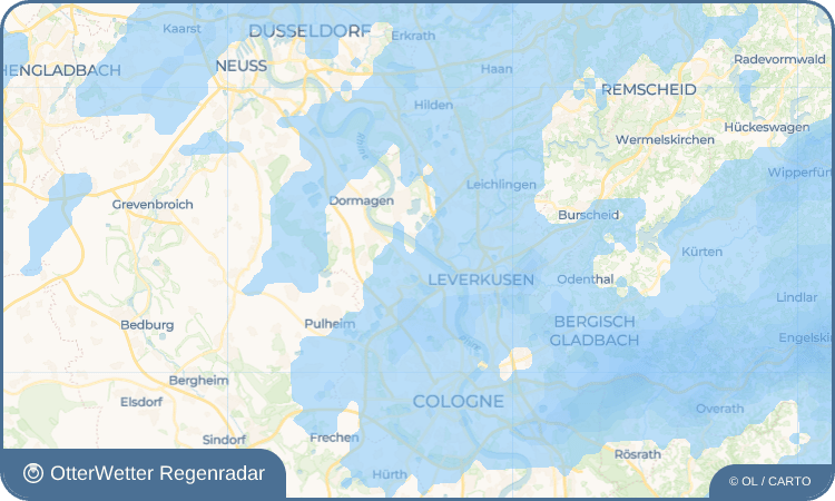 Widget-Vorschau für Langel Wetter-Widget-Vorschau mit Vorhersagedaten für Langel
