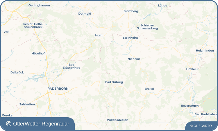 OtterWetter Regenradar-Widget Langeland