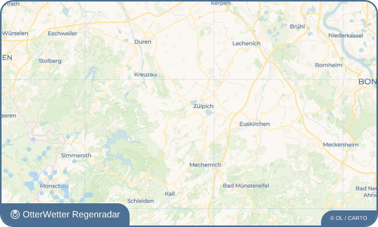 OtterWetter Regenradar-Widget Langendorf