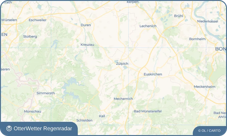 Wetter-Widget-Vorschau mit Vorhersagedaten für Langendorf