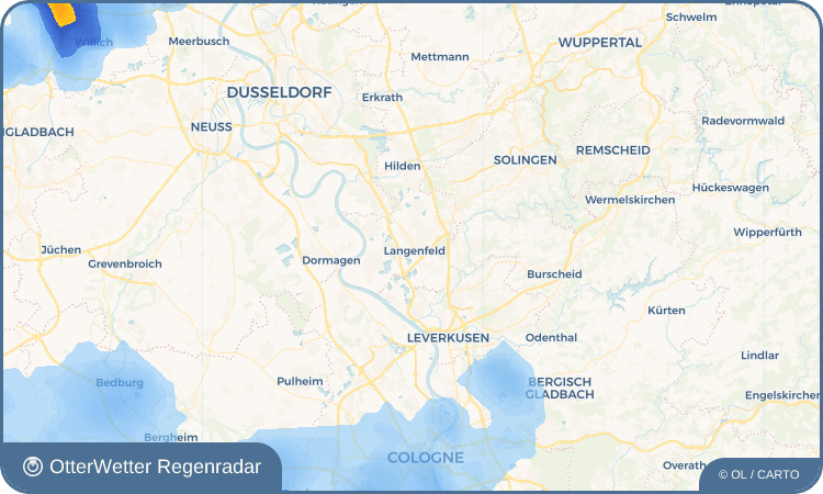 OtterWetter Regenradar-Widget Langenfeld