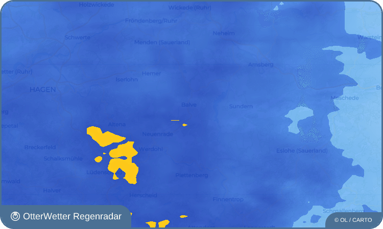 OtterWetter Regenradar-Widget Langenholthausen